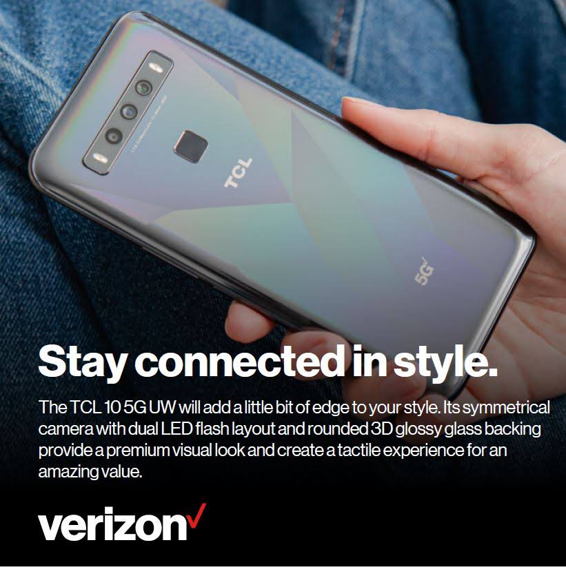 Tcl T790spp Smartphone 10 5g Uw Prepaid Verizon Wireless 128gb Diamond KONH2LIP_KCUZV