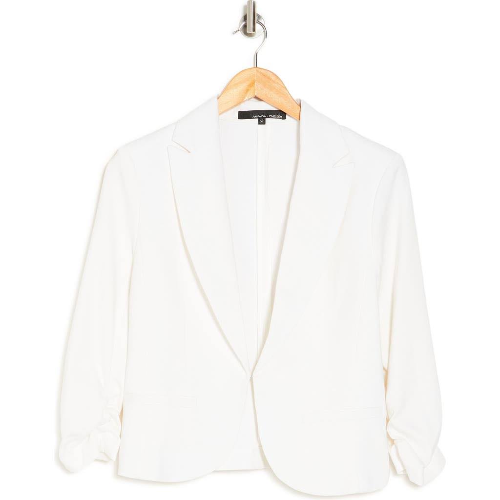 Amanda & Chelsea Ponte 3/4 Length Sleeve Rouched PNLI66F5_ZWSAX