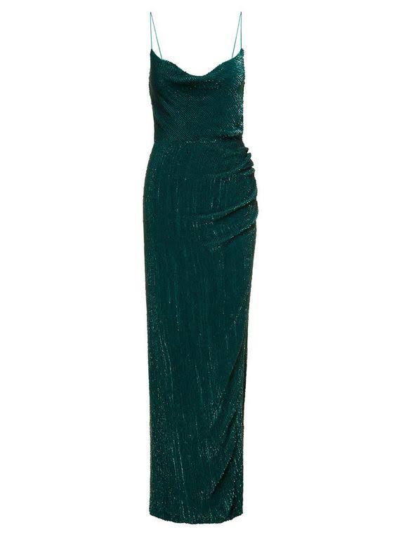 Retrofête Katya Sequin Dress Green / 7R2P1EAQ_VE9EF