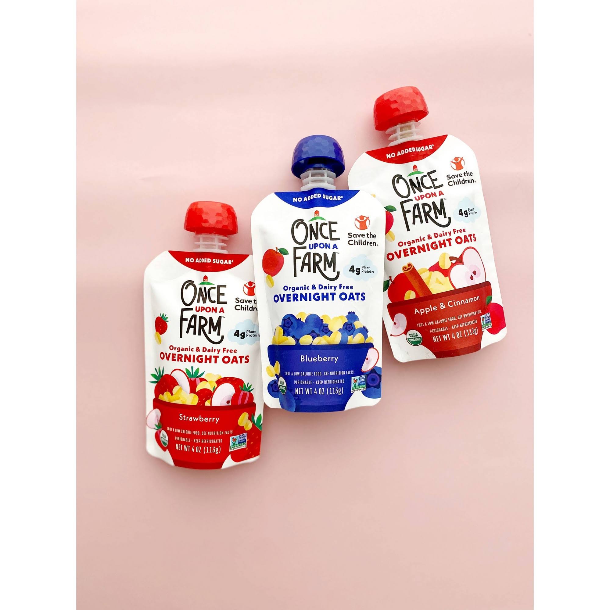 Once Upon A Farm Strawberry Overnight Oats - MTAUIZIZ_4KNHQ