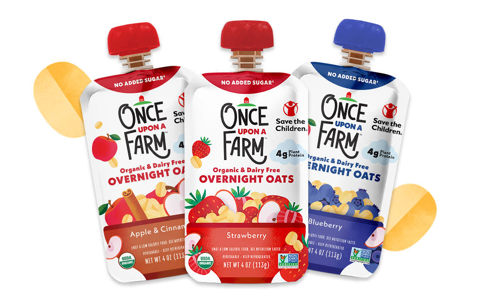 Once Upon A Farm Strawberry Overnight Oats - MTAUIZIZ_4KNHQ