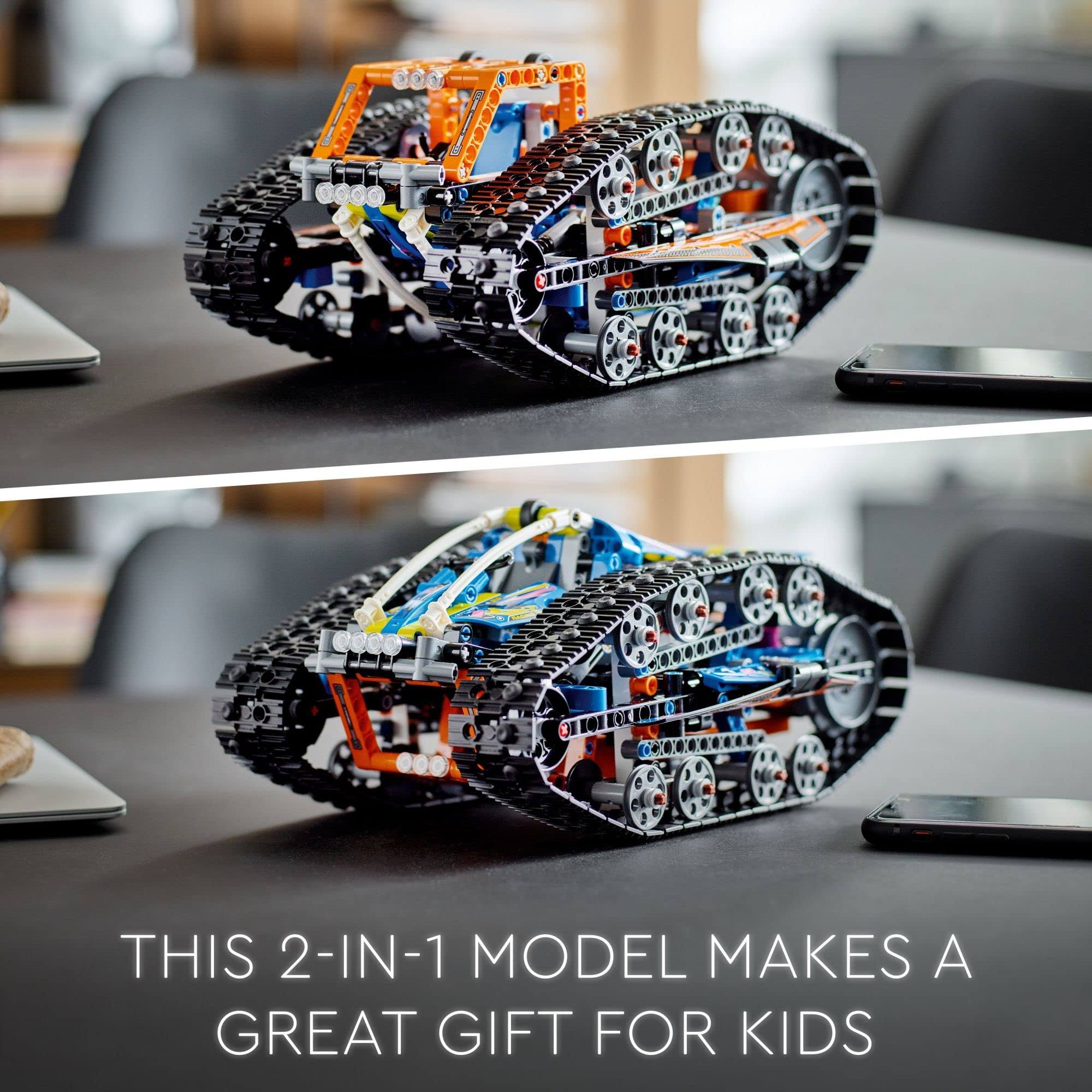 Lego Technic App-Controlled Transformation Vehicle 42140, Off Road Remote Control Car, Building Car Kit That Flips, 2in1 Rc Truck And Race Car Toy, HVXOSYWG_FBDXC