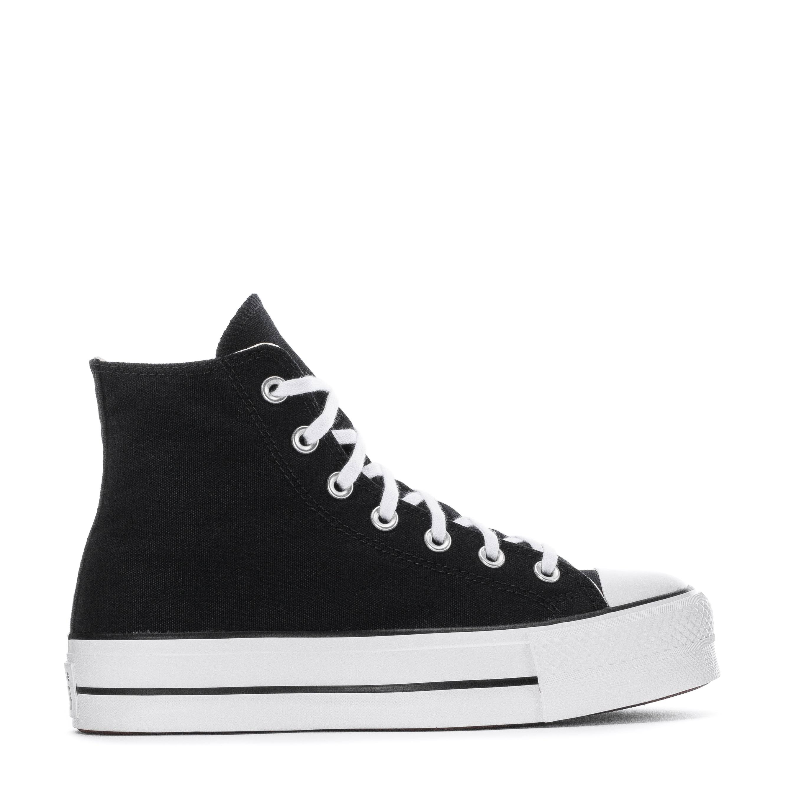 Converse Chuck Taylor All Star Platform Lift White Women's Shoes, White/Black, Size: NAVBVDKJ_MXABH