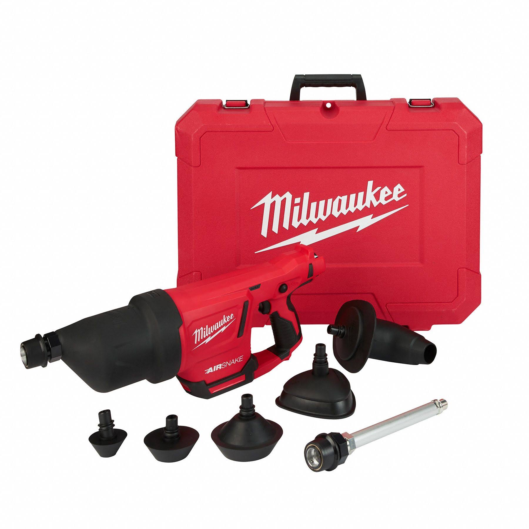 Milwaukee 2572b-20 M12 Airsnake Drain Cleaning Air Gun (Tool Only) LXUKGRIS_MTDGT