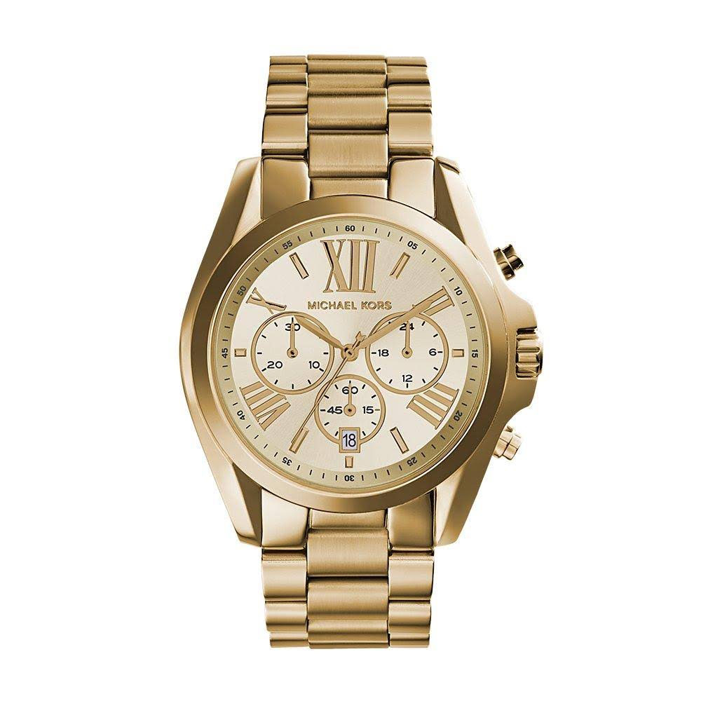 Michael Kors Women's Bradshaw Gold-Tone Watch ZJJIWPSS_7XBQO