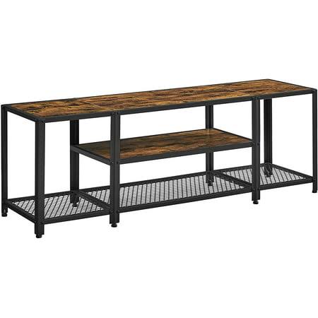 Vasagle Tv Stand For Tvs Up To 65 Inches, 3-Tier Entertainment Center,For Living Room,Rustic Brown And RWVTIWBQ_WWYZL