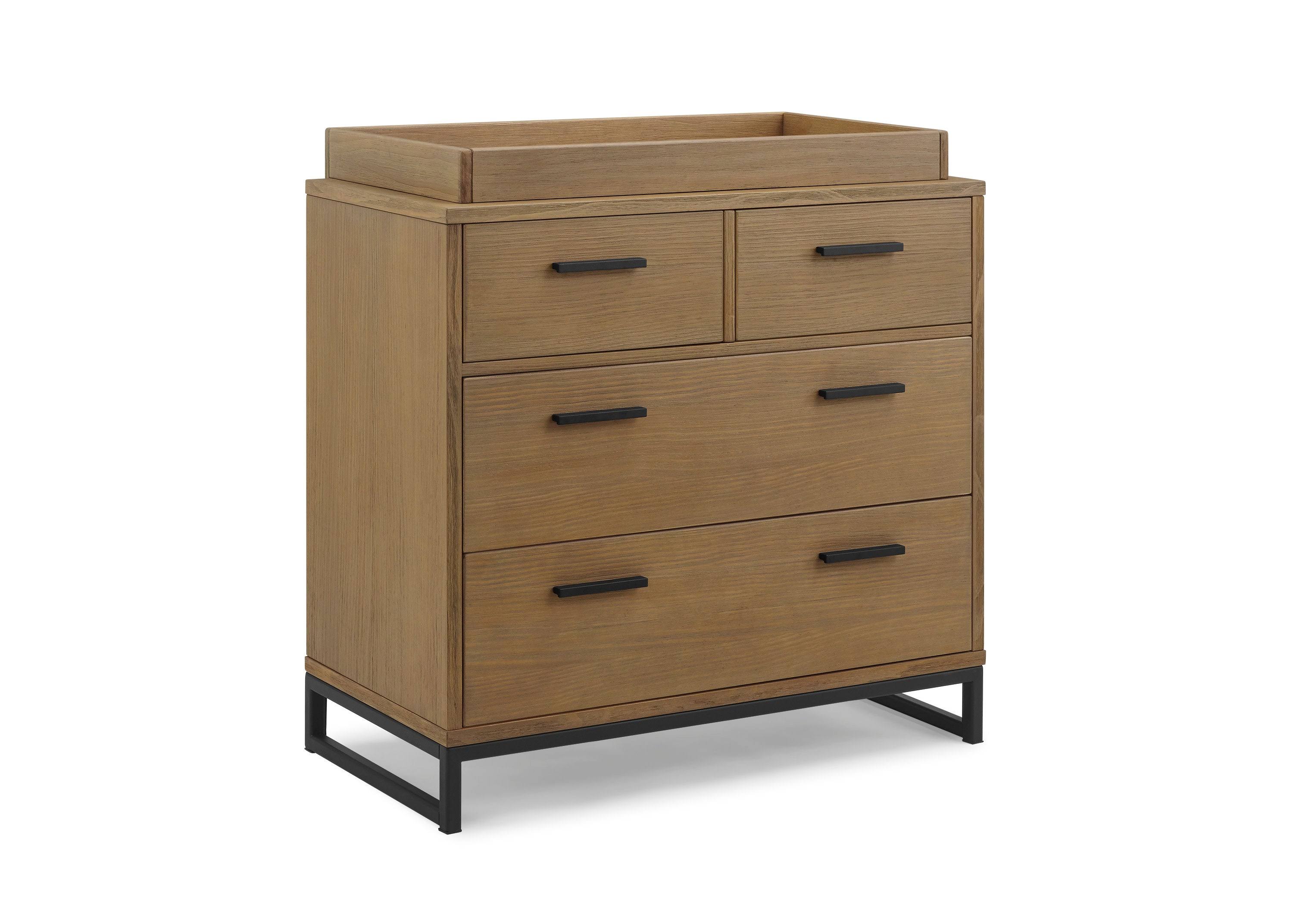 Simmons Kids' Foundry 4 Drawer Dresser With Changing Top - Rustic Gray/Matte YBZJKB2C_MUVJ6