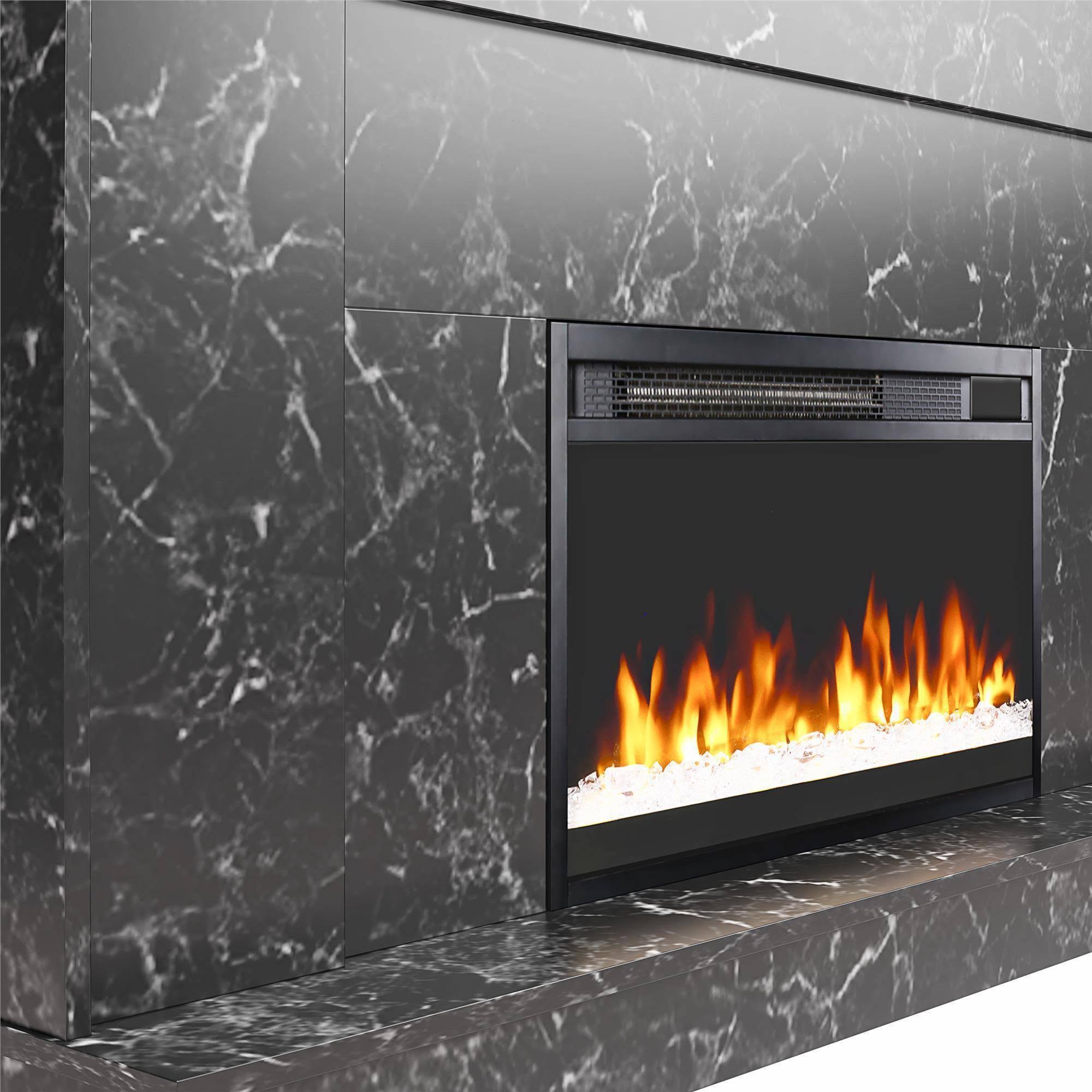 Cosmoliving By Cosmopolitan Liberty Mantel Fireplace, Black CZYLWTNR_VPTUW