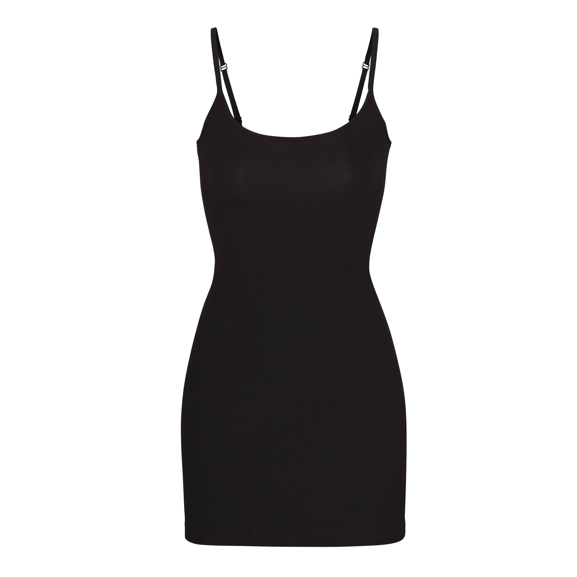 Skims Slip Dress | Black | Large | Soft QLATXDNW_LR4CV