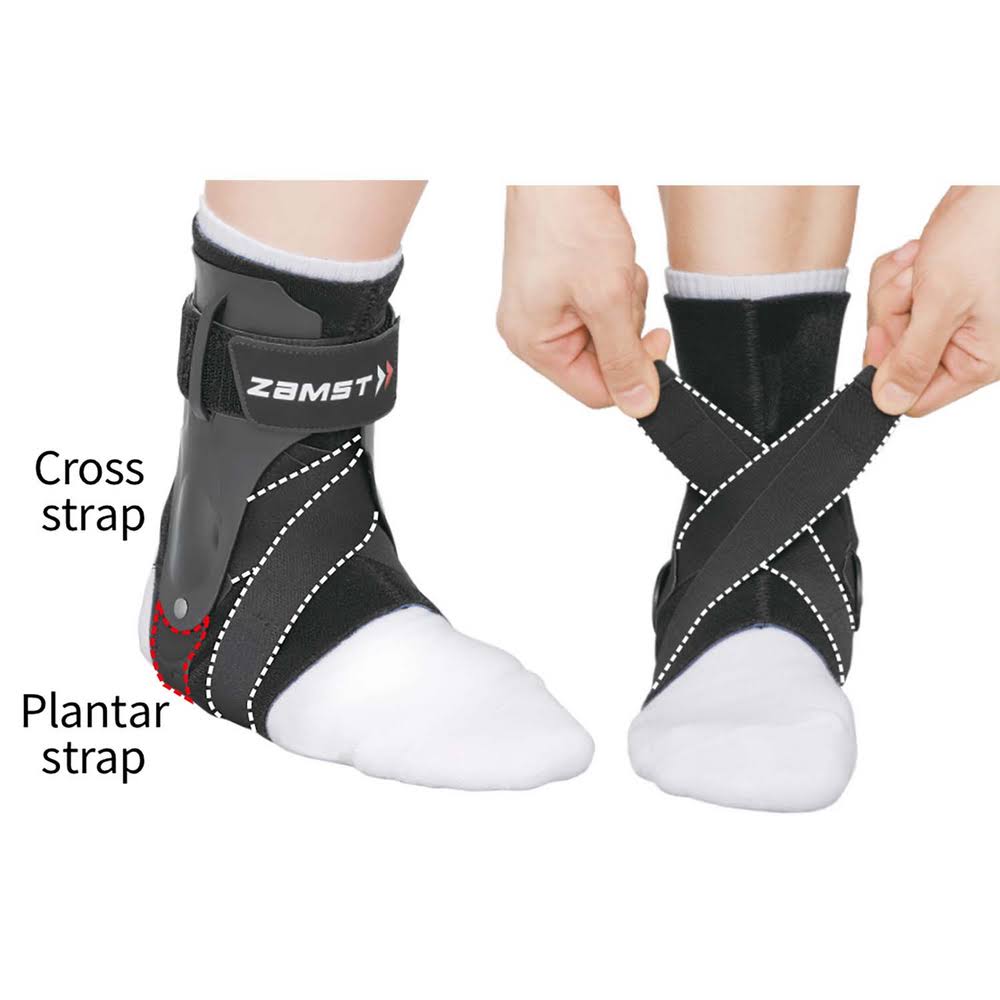 Zamst A2 Dx Ankle Brace, Large, White | Holiday KFWD1MGL_724HP
