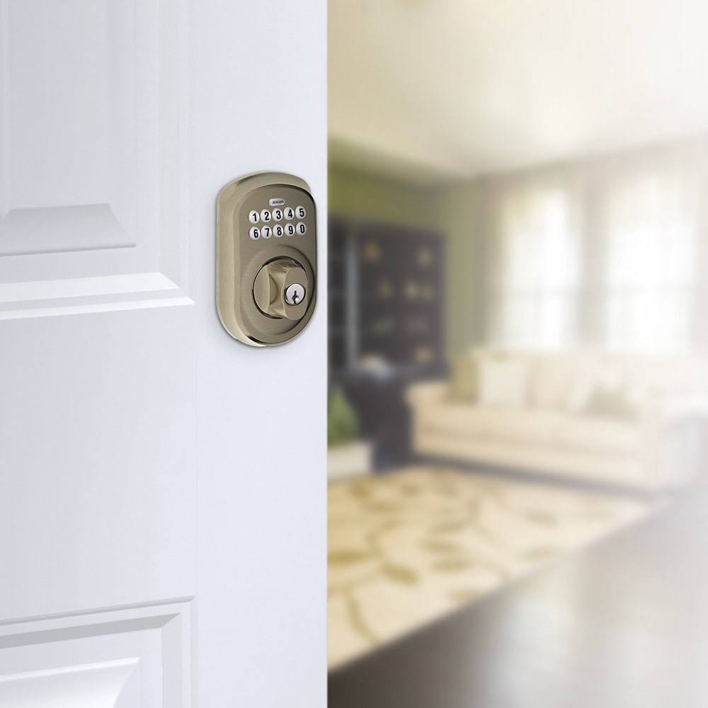 Schlage Be365 Ply 622 Keypad Electronic Deadbolt Matte VGHFVO5X_HGCN4