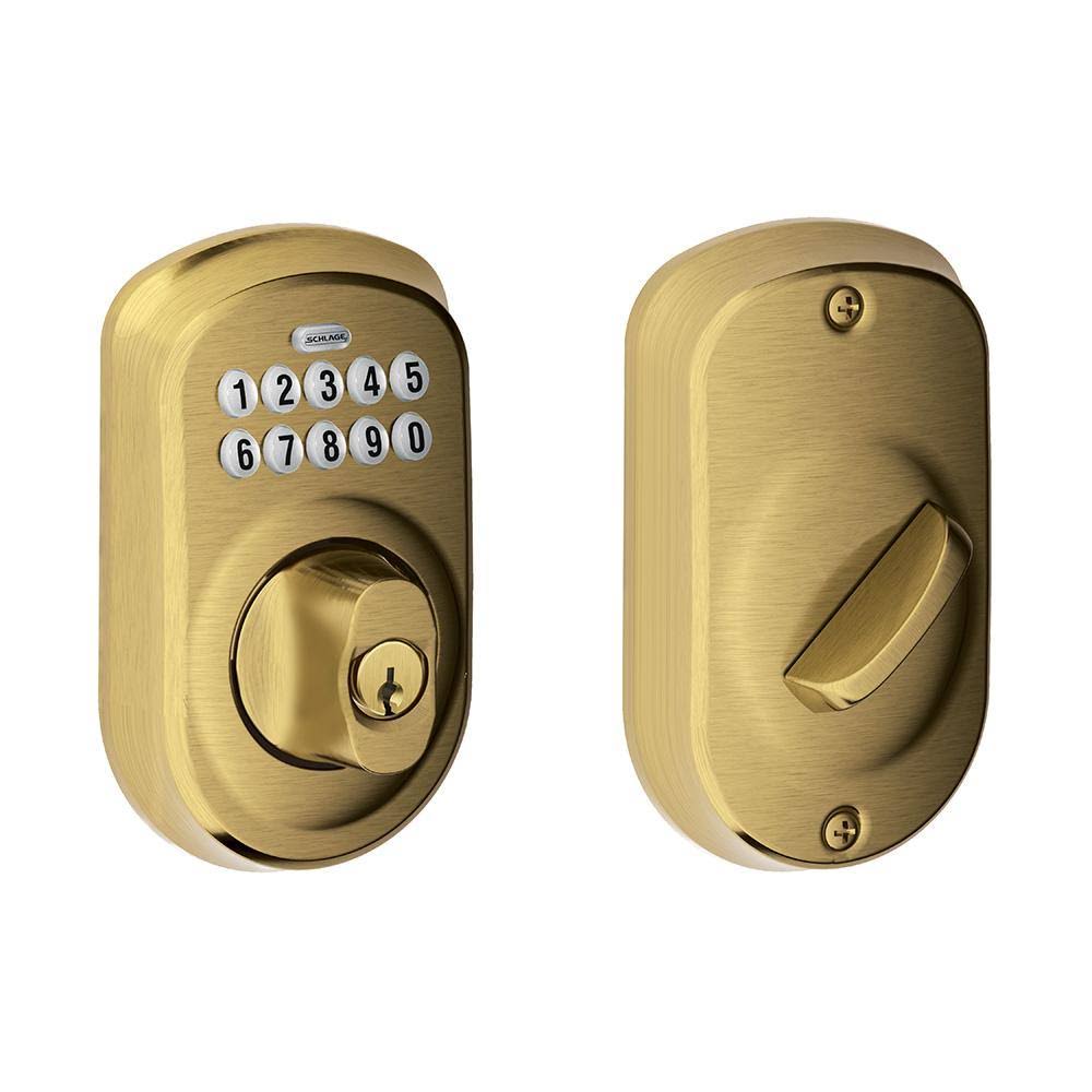 Schlage Be365 Ply 622 Keypad Electronic Deadbolt Matte VGHFVO5X_HGCN4