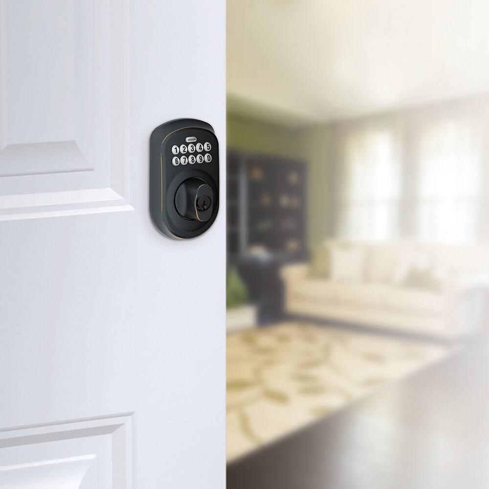 Schlage Be365 Ply 622 Keypad Electronic Deadbolt Matte VGHFVO5X_HGCN4