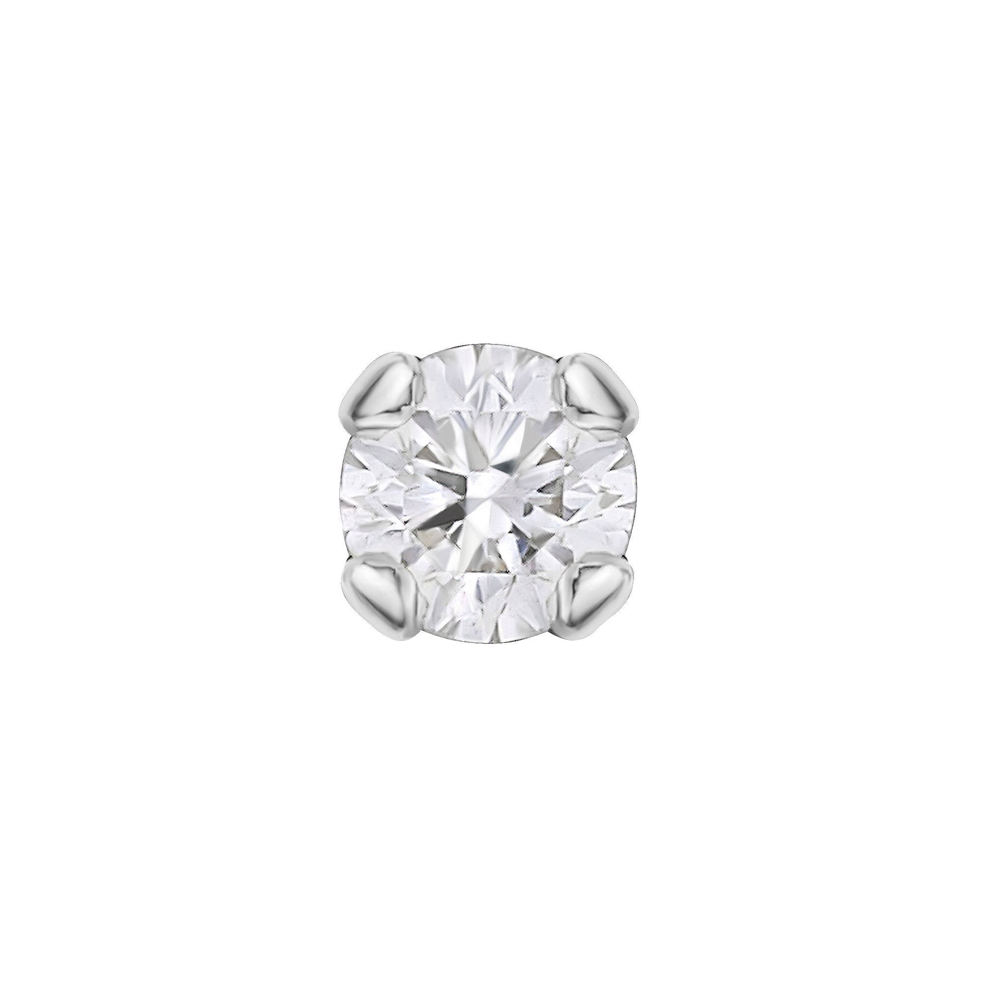 Lila Moon 14k Gold 1.7 Mm Diamond Accent Nose Stud, Women's, CJHW07DI_M32KR