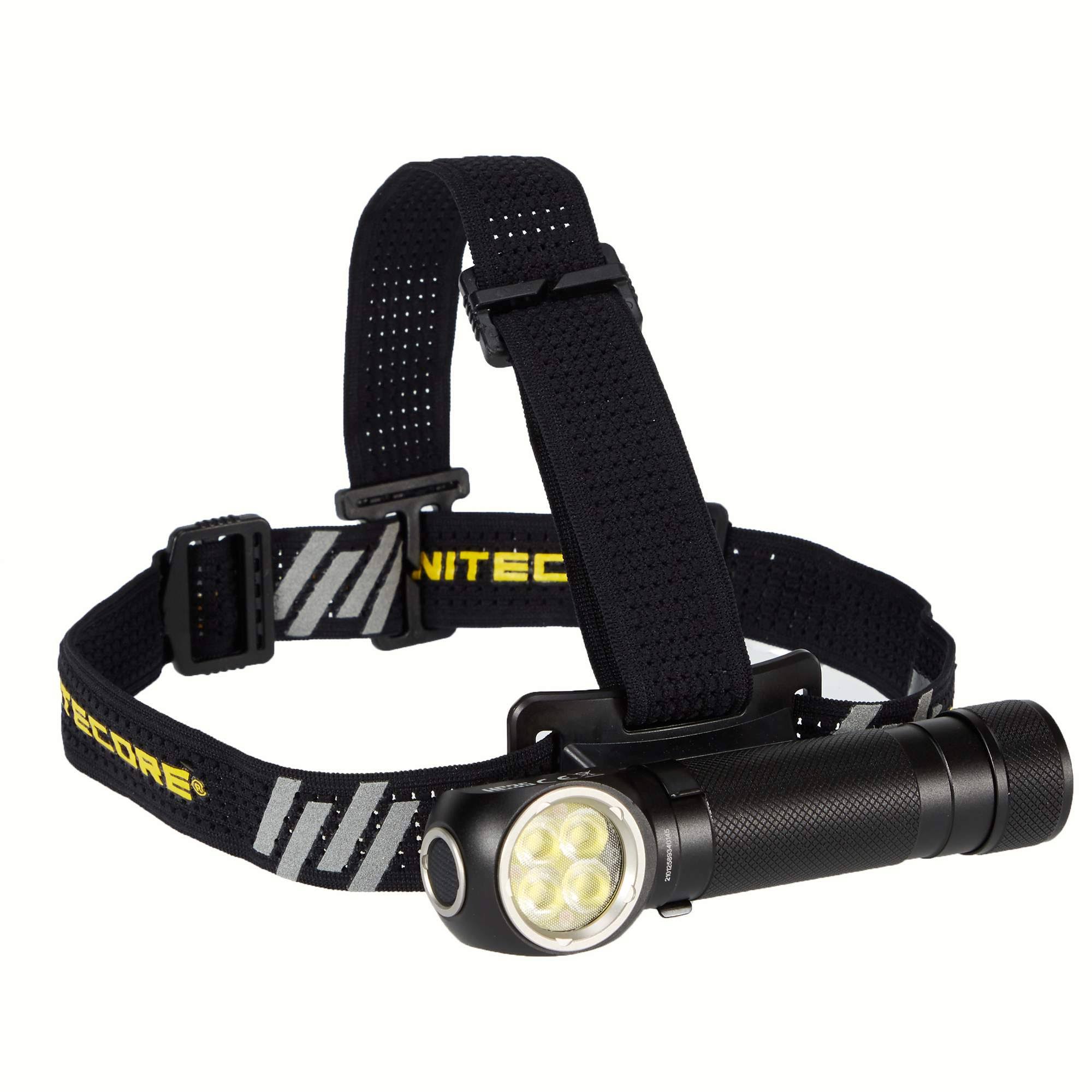 Nitecore Hc35 Rechargeable Led Headlamp - 4 X Cree Xp-G3 S3 W/2x Extra High Performance Nl2150hpr Rechargeable KI9IPQX5_9XQNG