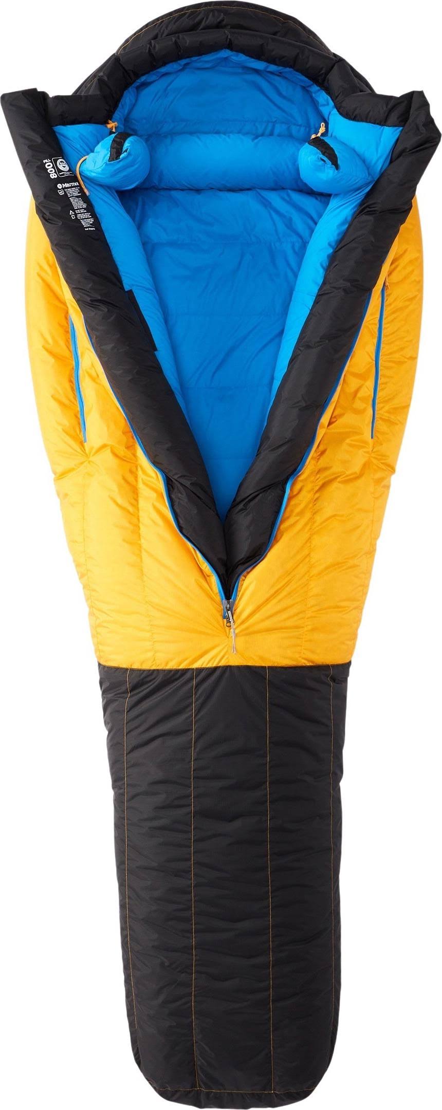 Marmot Col Sleeping Bag, Solar/Black DHTAW6GB_WU346