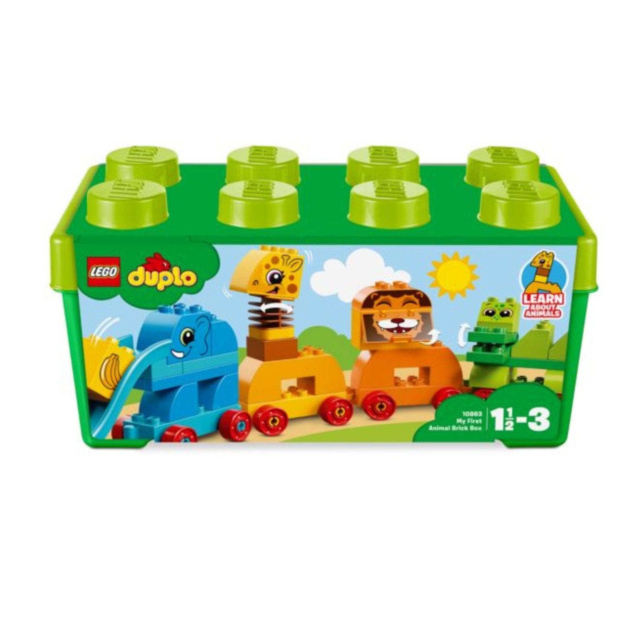 Lego Duplo Preschool Building Toy, My First Animal Brick Box, 34 Pieces, Ages 1 1/2-DQ0VLLMB_YXIMP