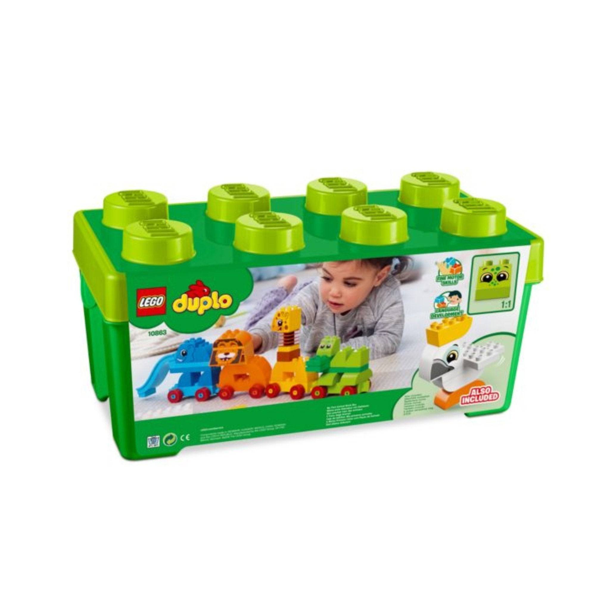 Lego Duplo Preschool Building Toy, My First Animal Brick Box, 34 Pieces, Ages 1 1/2-DQ0VLLMB_YXIMP