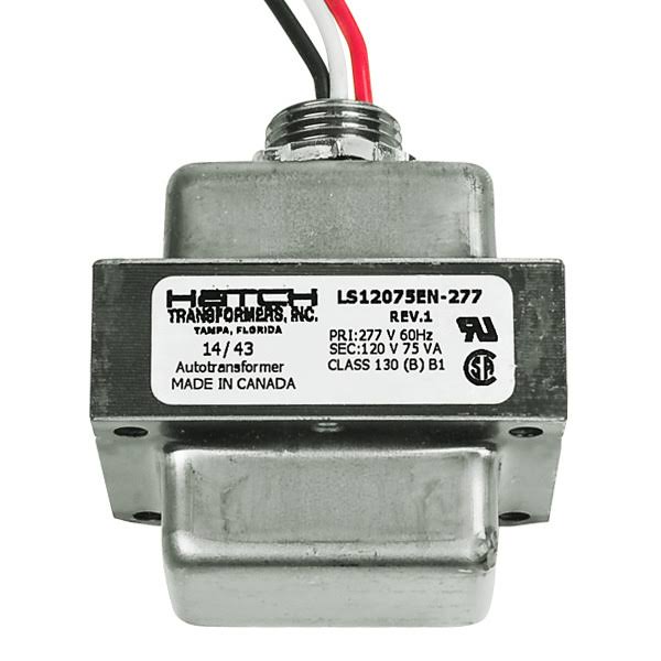 75 Watt - Step Down Transformer - 277 Volt To 120 Volt - For Use With Halogen Lamps - Hatch Ls12075en-MI6WQYYG_S8NSA