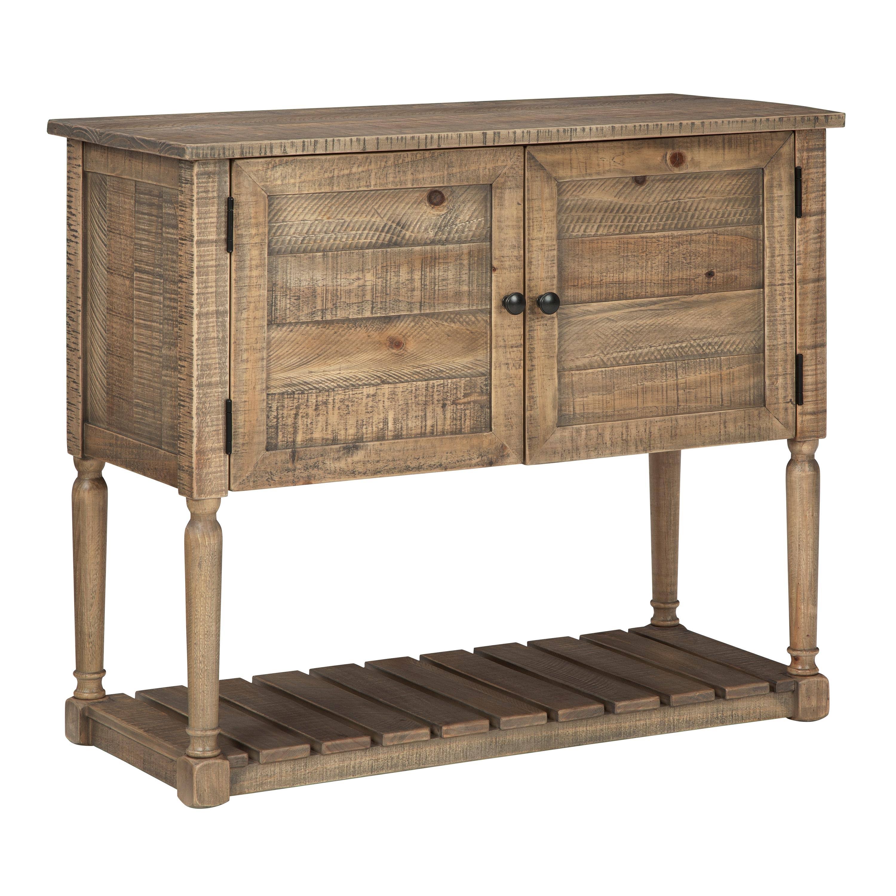 Lennick Accent Cabinet, Antique Brown By P671CJZA_VELAP