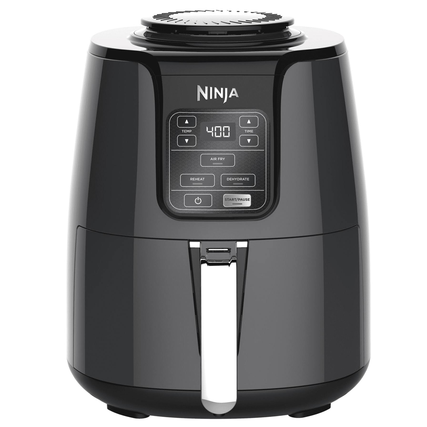 Ninja 4 Quart Air Fryer With Reheat & Dehydrate, Black/Silver, SAWHXUFP_WS8PM