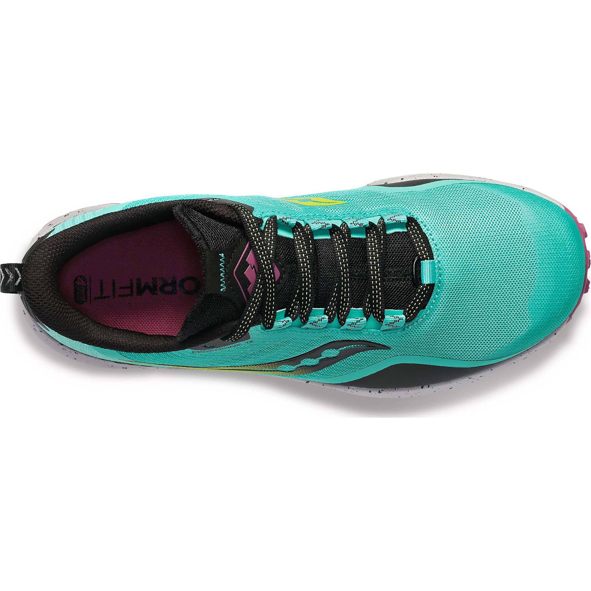 Saucony Women's Peregrine 12, Mint/Acid / 8.IMNAG6R9_MIWXG