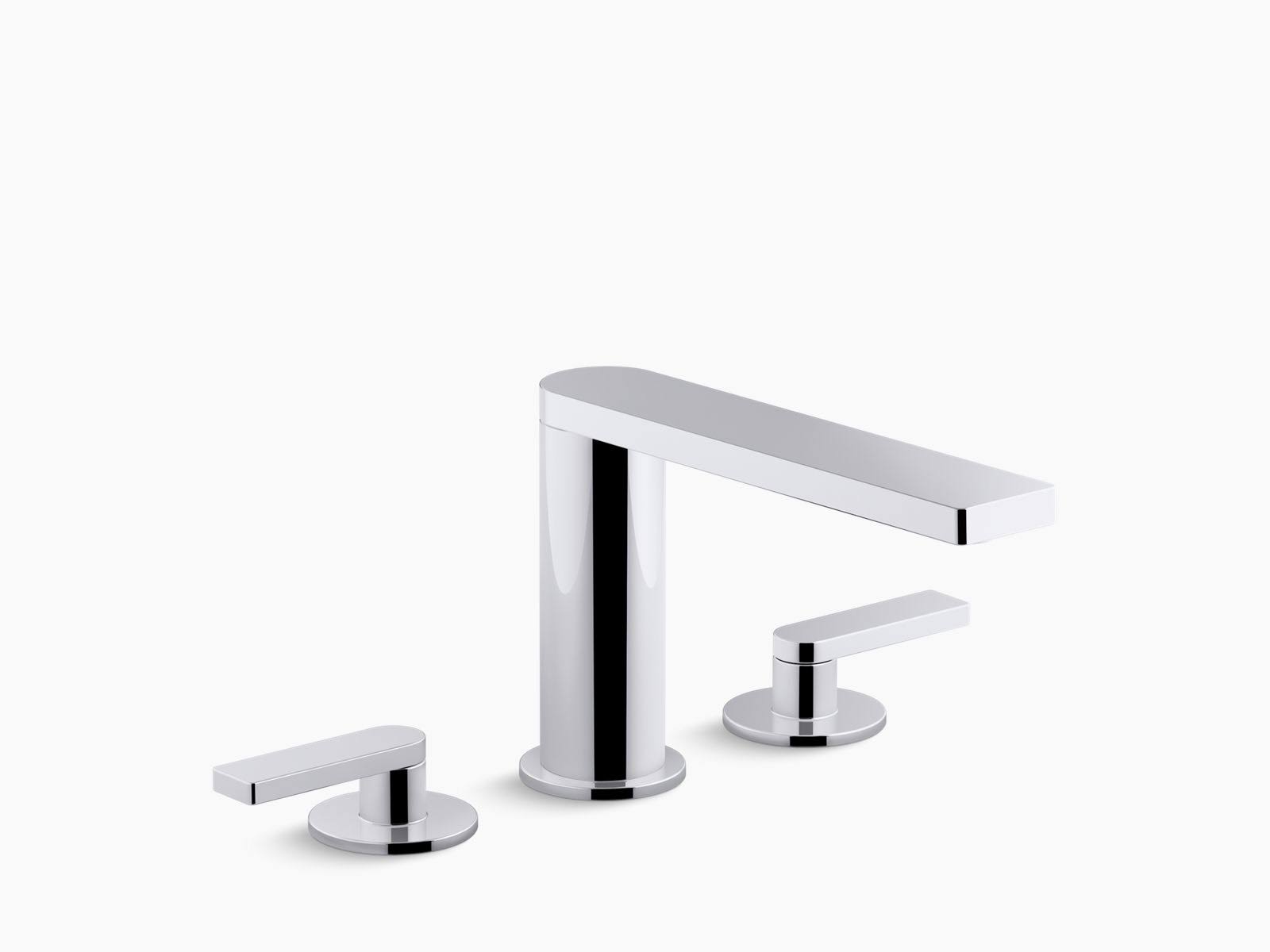 Kohler 73060-4-Cp Composed Widespread Bathroom Sink Faucet With Lever Handles - Polished BM5NH0RT_WZRXK