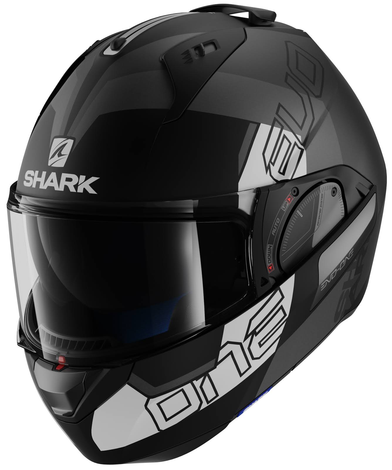 Shark Evo-One 2 Lithion Dual Helmet Black/Chrome/Red NTCOO2VF_NE4YZ