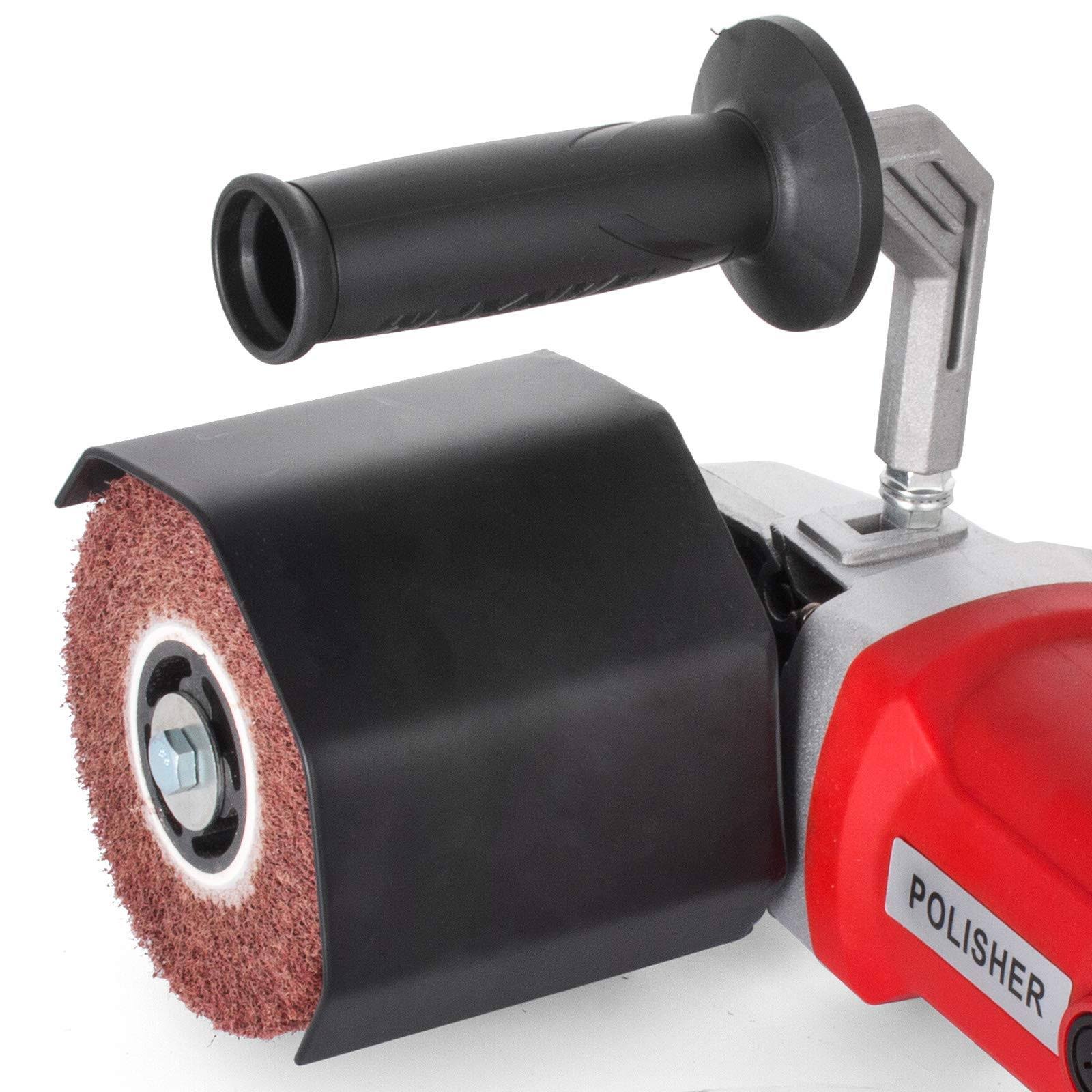 Vevor Surface Conditioning Tool, 1200w Handheld Stainless Steel Polisher, 6 Variable Speed Metal Burnishing Machine With 4 Polishing UL0KUJLM_3NILD