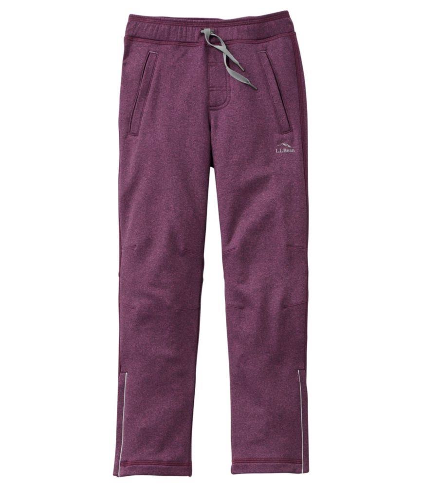 L.L.Bean Mountain Fleece Pants (Little Kids) Casual Pants Plum Grape : 5-6 Little Kid One RQIUBIBI_VXNTC