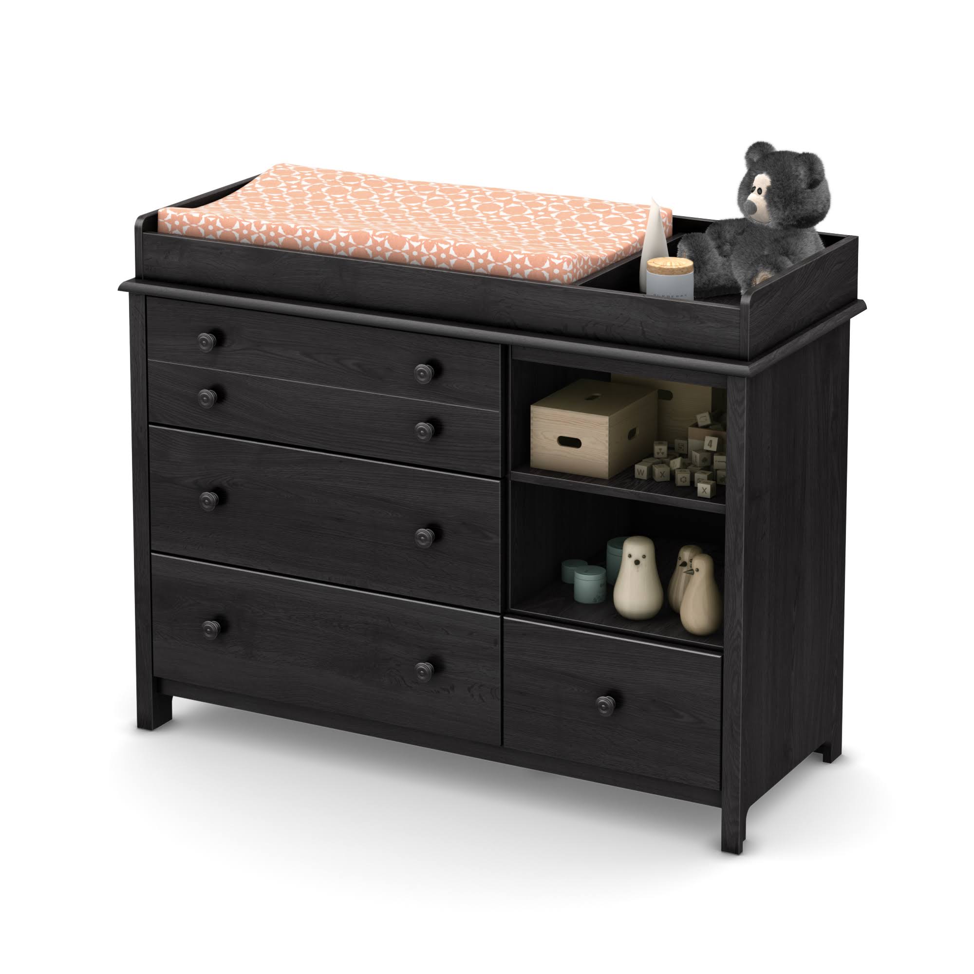 South Shore Furniture Little Smileys Changing Table, Gray NMLGM5EO_CO07B
