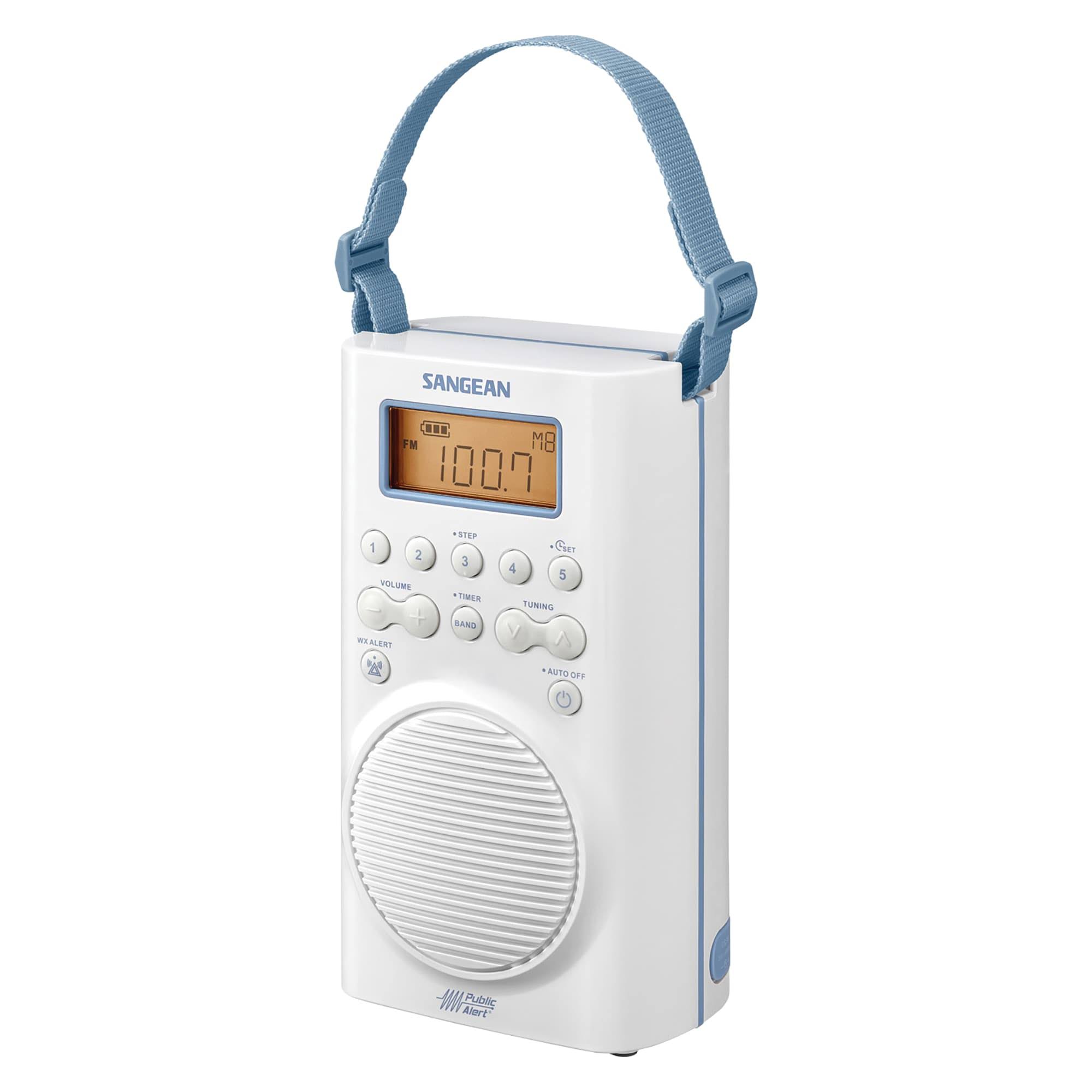 Sangean H205 Am-Fm-Weather Alert Waterproof Shower H60UGUQL_QZNE2