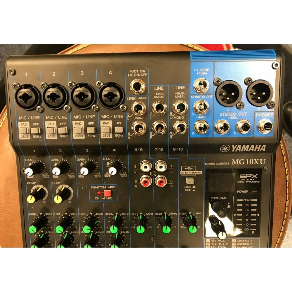 Yamaha Mg10xu 10 Channel Mixer With OS077W6R_CIW3E