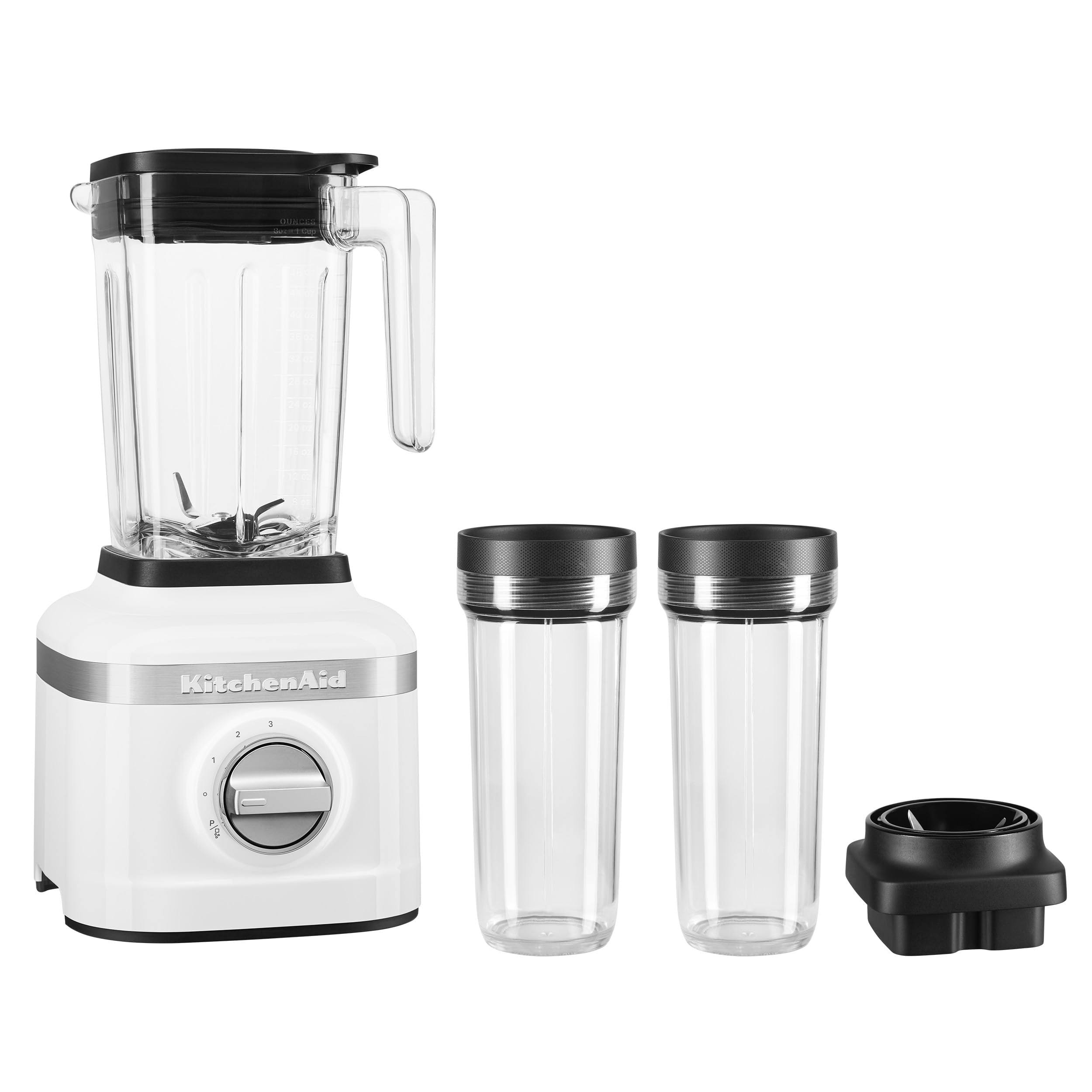 Kitchenaid K150 3 Speed Ice Crushing Blender With 2 Personal Blender Jars - Ksb1332y, DIWQLCWW_KMFEC