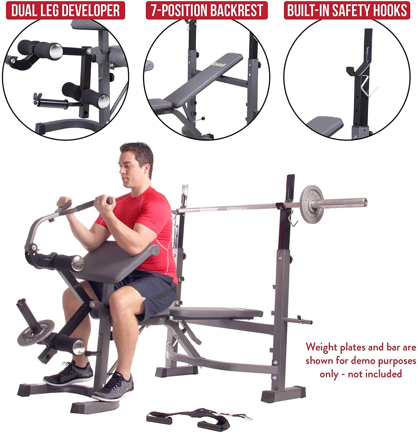 Body Champ Bcb5860 Olympic Weight Bench, XNW3RXE4_OLPEH