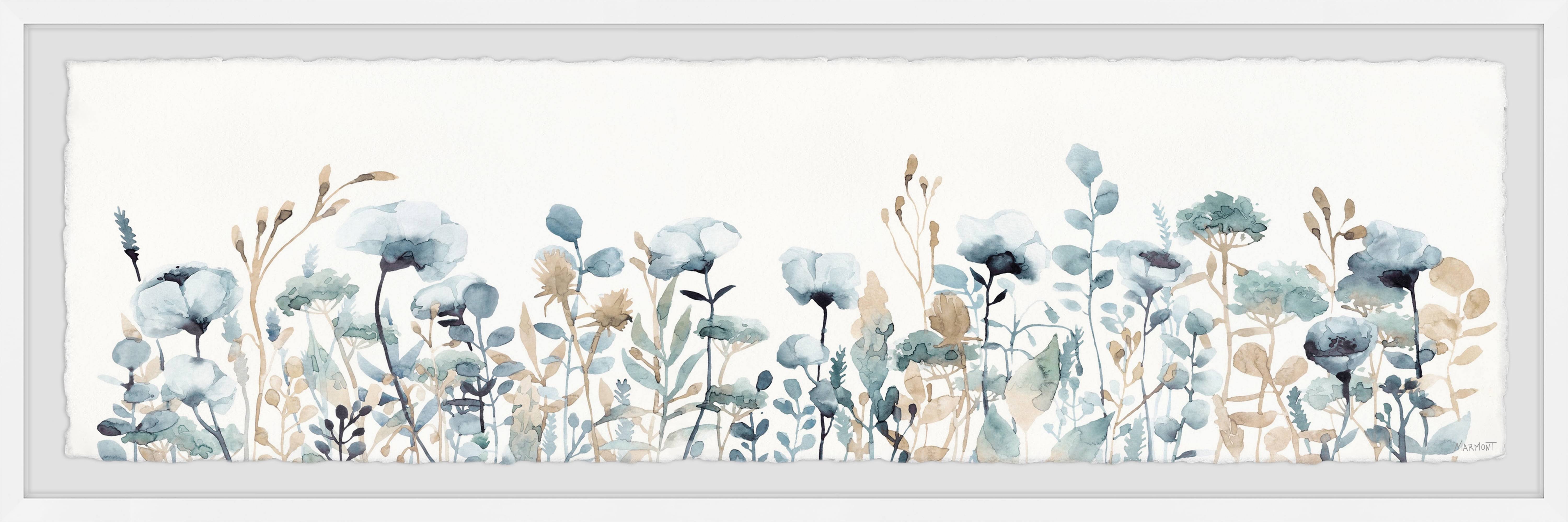 Marmont Hill Panoramic Flowers View Framed Wall Art, 10 X P9UZAMT2_93I9K