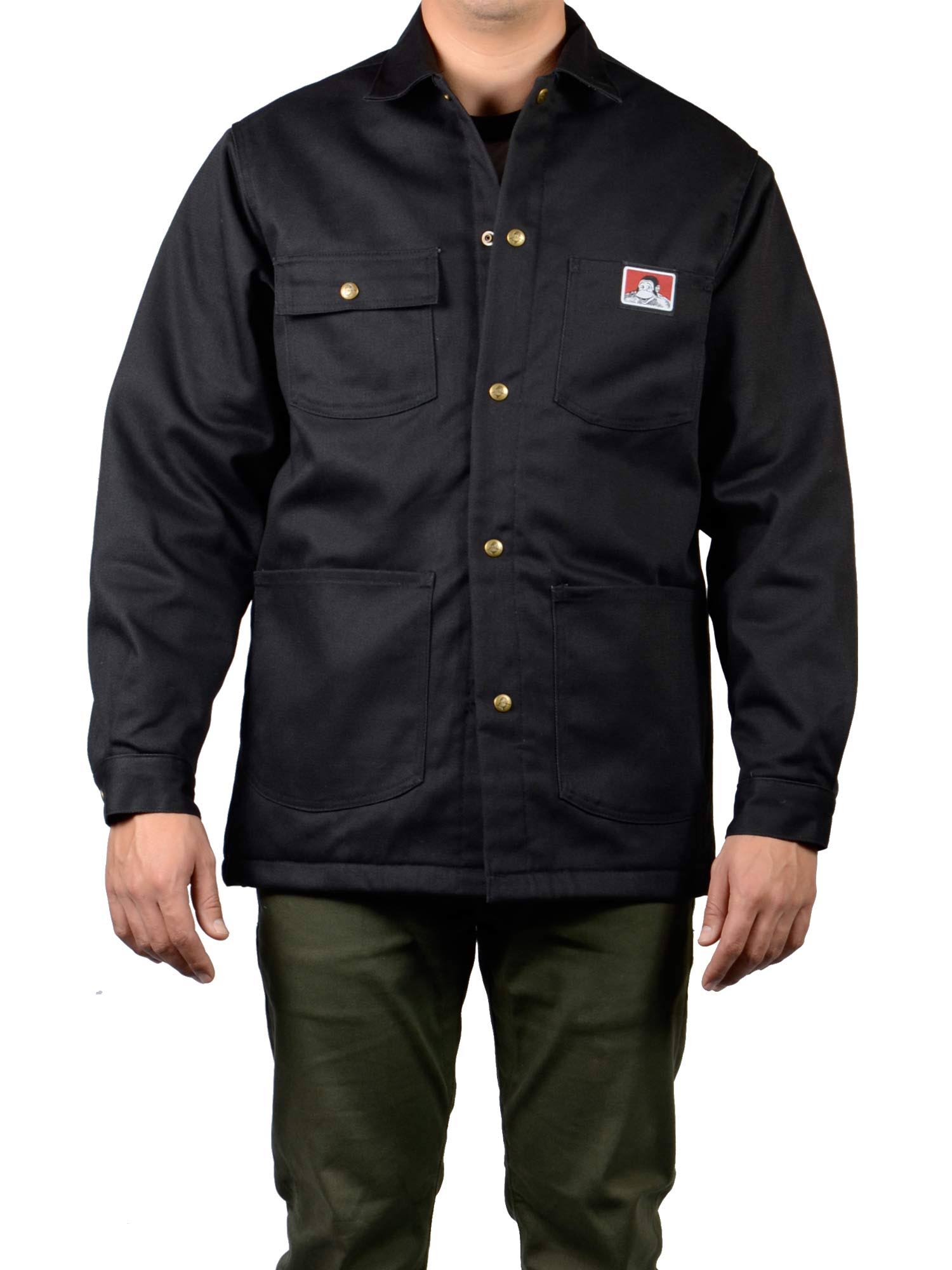 Ben Davis Original Lined Twill Jacket Black - OUBLGRDA_TGYSQ