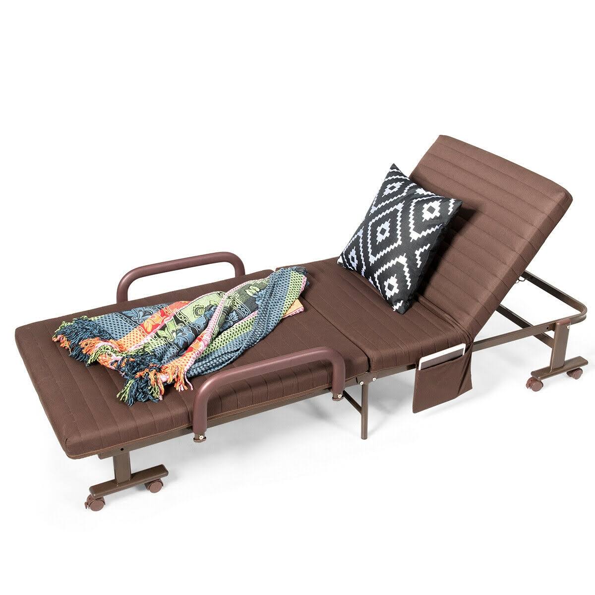 Adjustable Guest Single Bed Lounge Portable HOY2VVKE_YRX3P