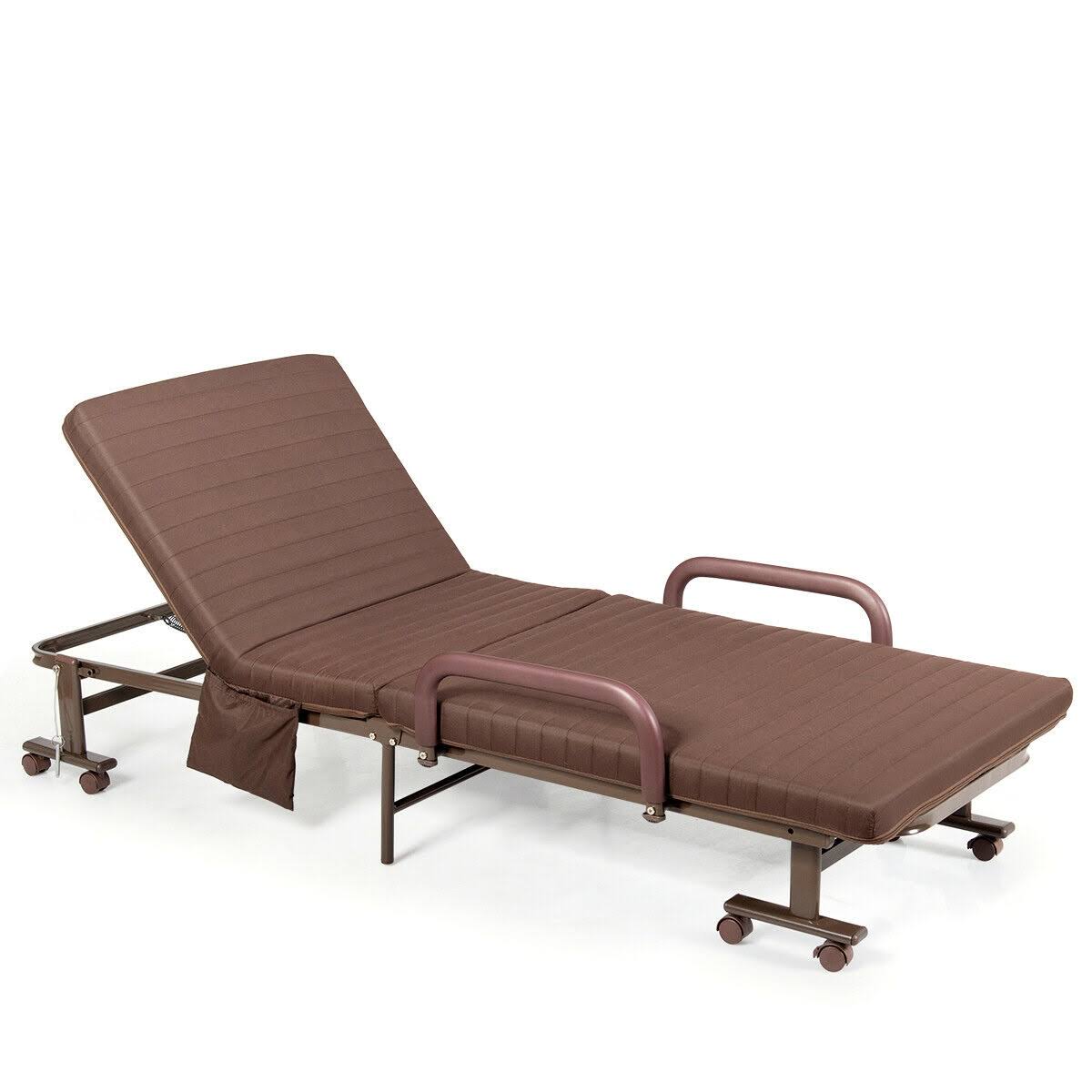 Adjustable Guest Single Bed Lounge Portable HOY2VVKE_YRX3P