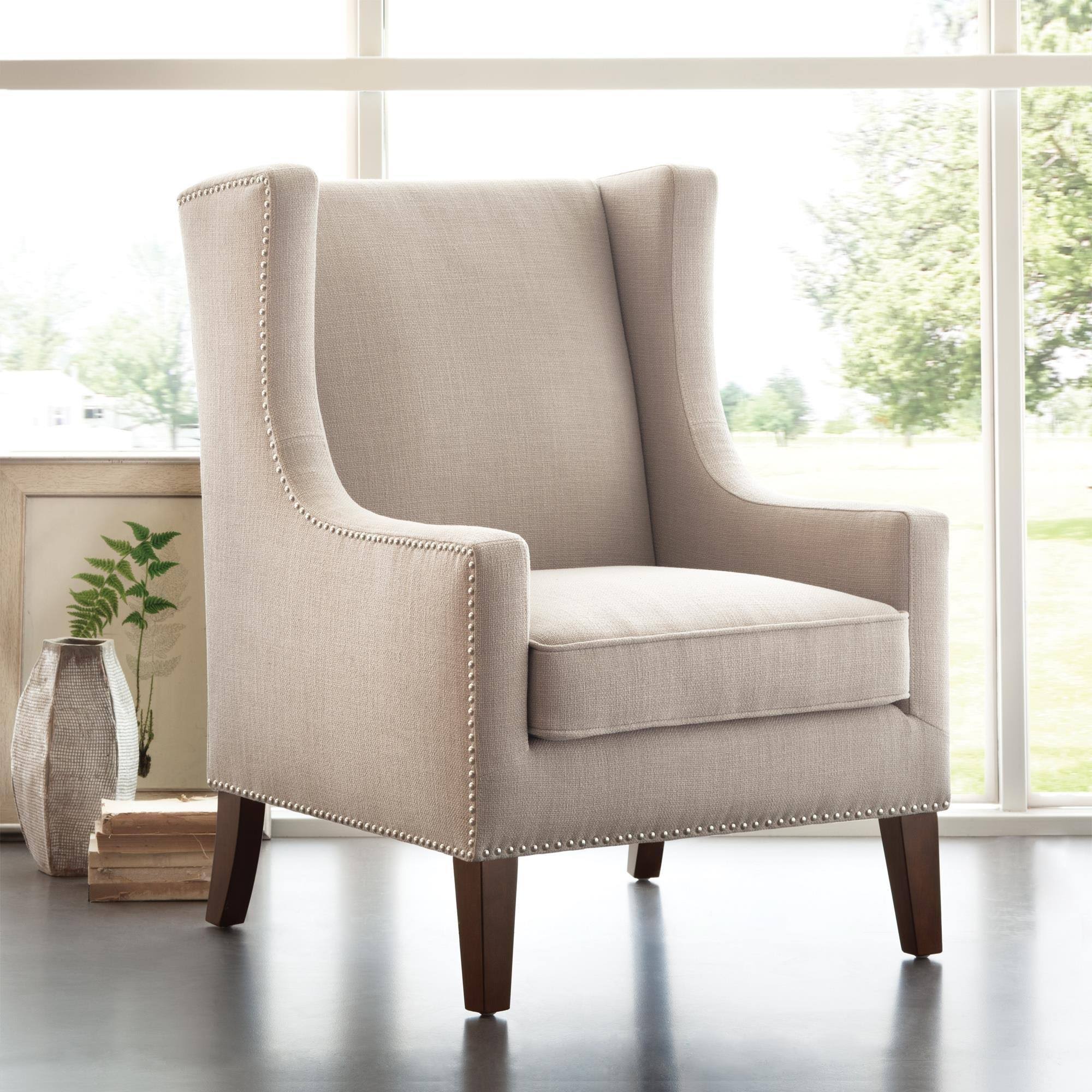 Barton Linen Wing Chair Madison 7GNPXNSS_UDSUI
