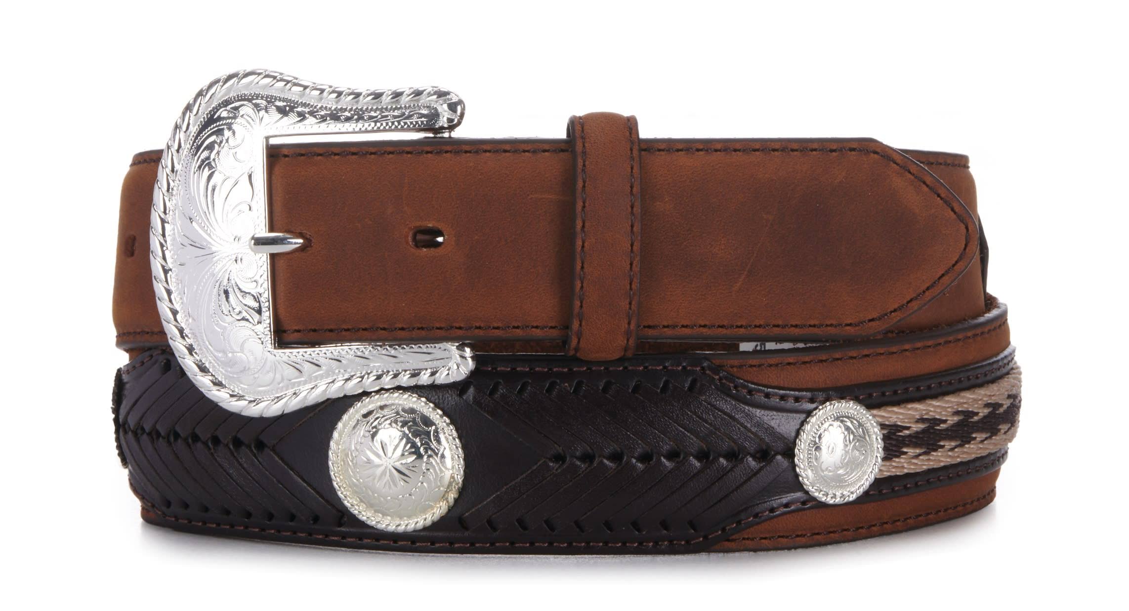 Tony Lama The Duke Leather Belt UOPPKY2T_V6QPI