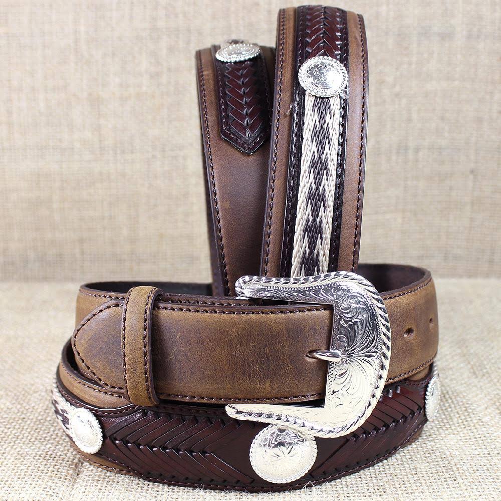 Tony Lama The Duke Leather Belt UOPPKY2T_V6QPI