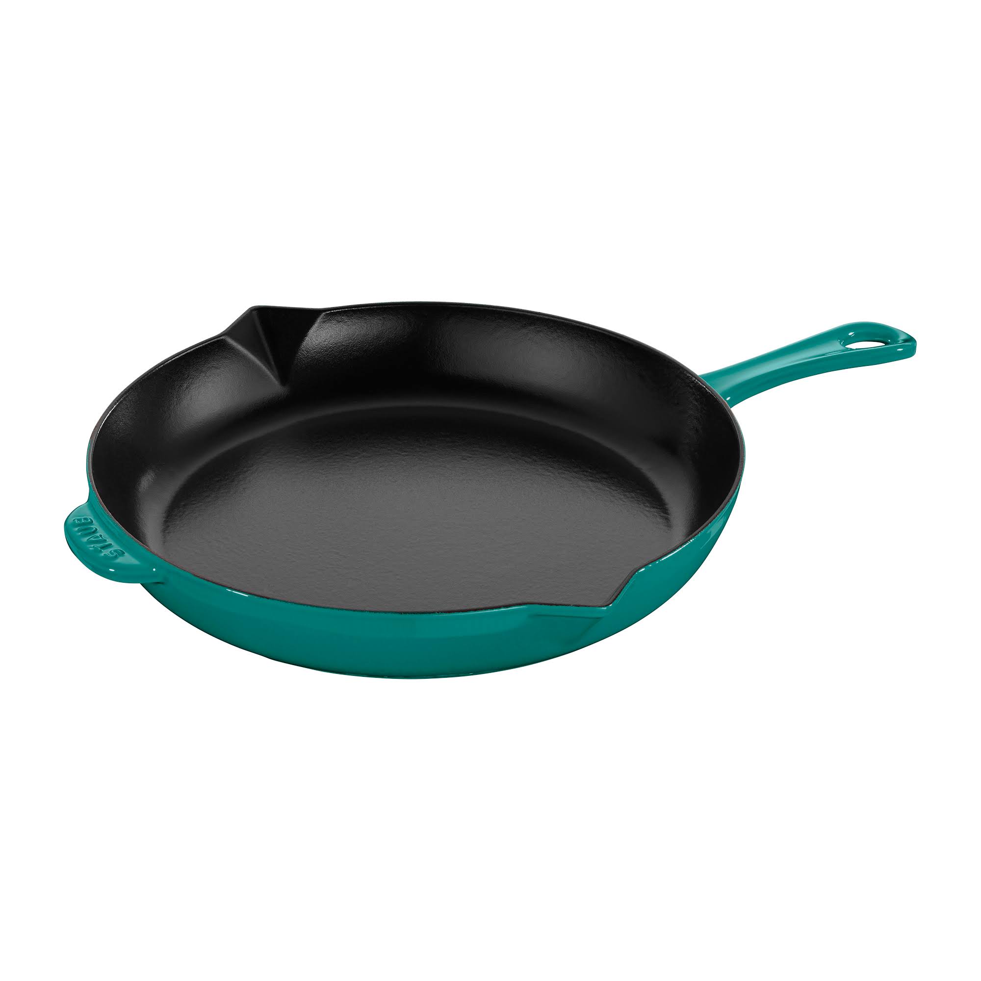 Staub 10 Cast Iron Fry Pan (Turquoise) ENEMMOYI_QBCUD