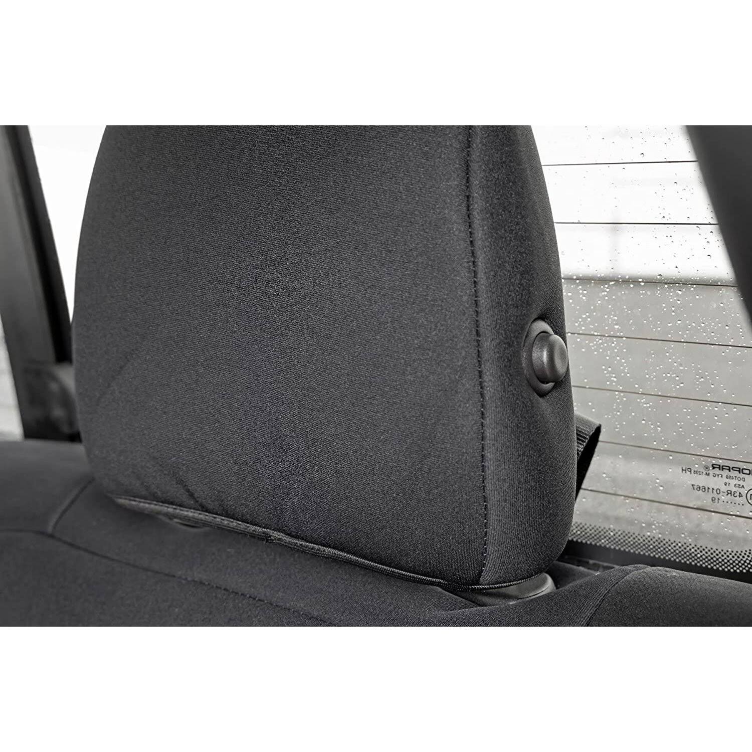 Ram Rough Country 1500 Neoprene Front And Rear Seat Covers; Black HNQXNNMT_5SGNN