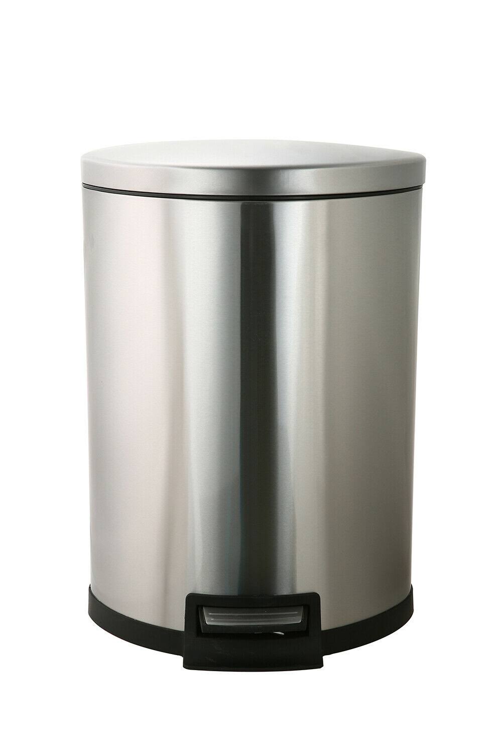 Better Homes & Gardens 14.5 Gal/54l Stainless Steel Semi-Round Kitchen Garbage YUQKJZV3_6JNWK