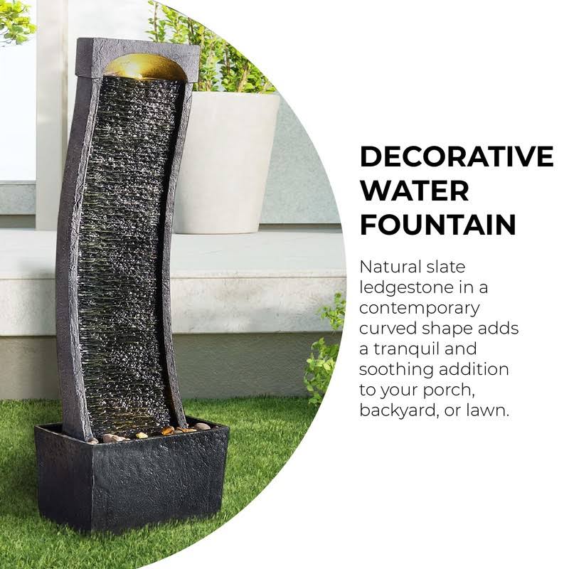 Teamson Home 38 In. Stone Waterfall NOWEUFLS_GDFRM