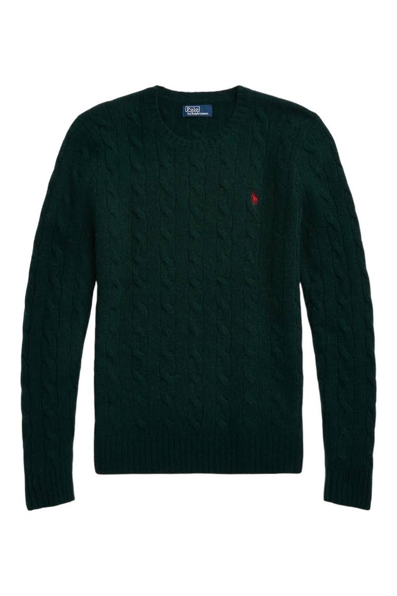 Polo Ralph Lauren Women's Julianna Cable-Knit Wool-Blend Sweater - Flannel Orange Melange - Size PXFIFNTL_5LUUE