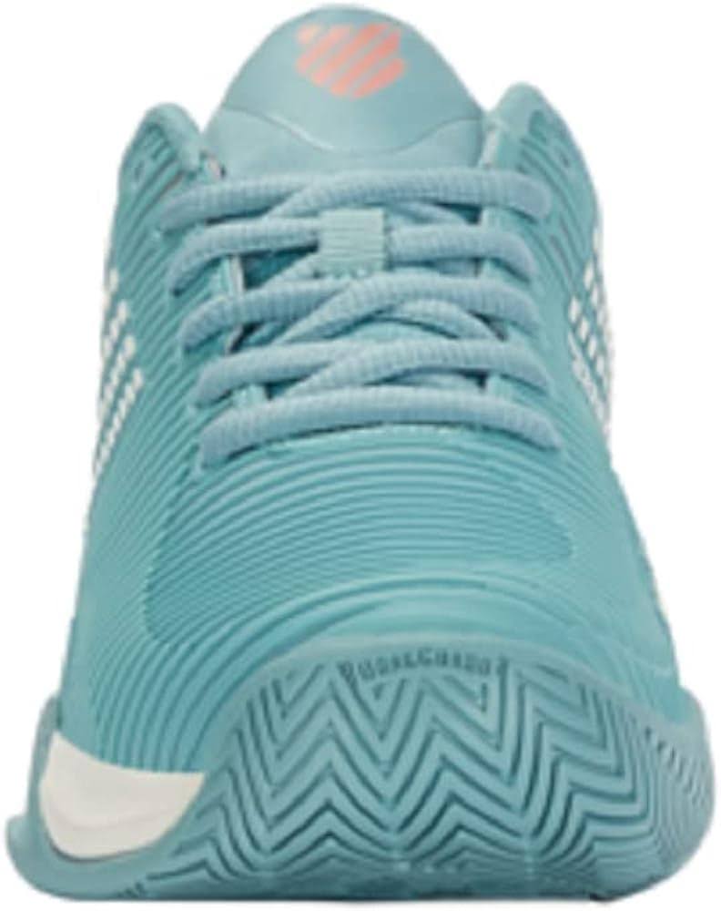 K-Swiss Women's Hypercourt Supreme Tennis Shoe, Nile Blue/Blanc/Desert Flower, Size YLNGSCKZ_OJAYG