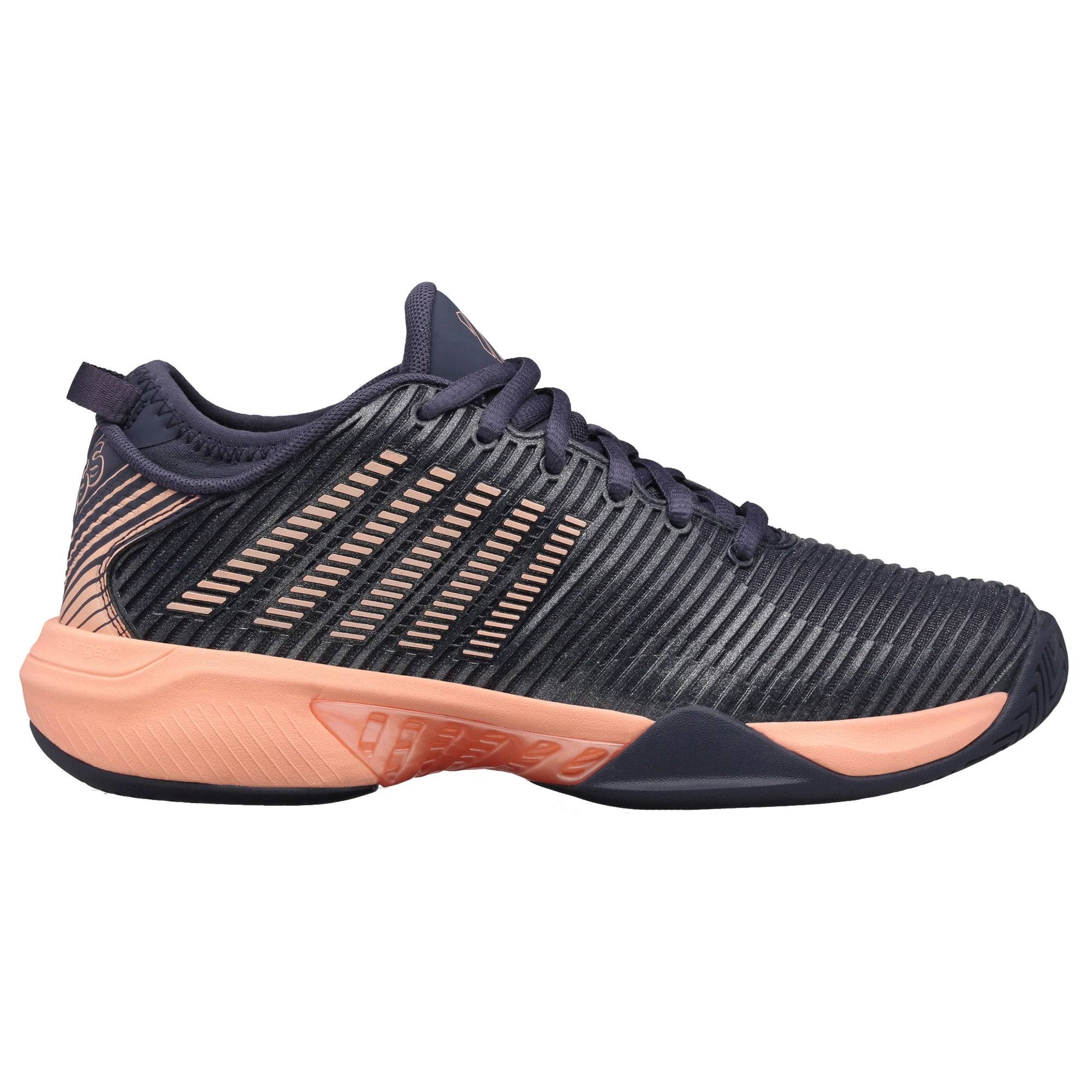 K-Swiss Women's Hypercourt Supreme Tennis Shoe, Nile Blue/Blanc/Desert Flower, Size YLNGSCKZ_OJAYG