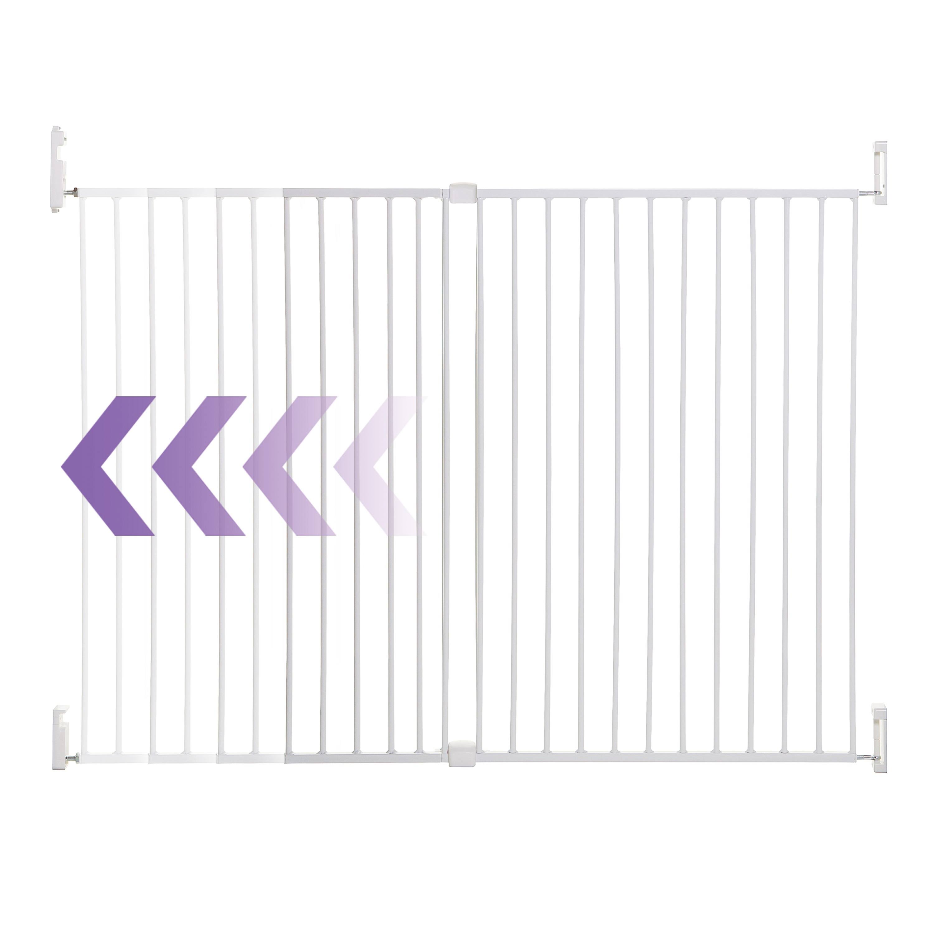 Dreambaby Broadway Extra Wide And Tall Expandable Gate W/ Track It 5SRXFRY1_J2RQU